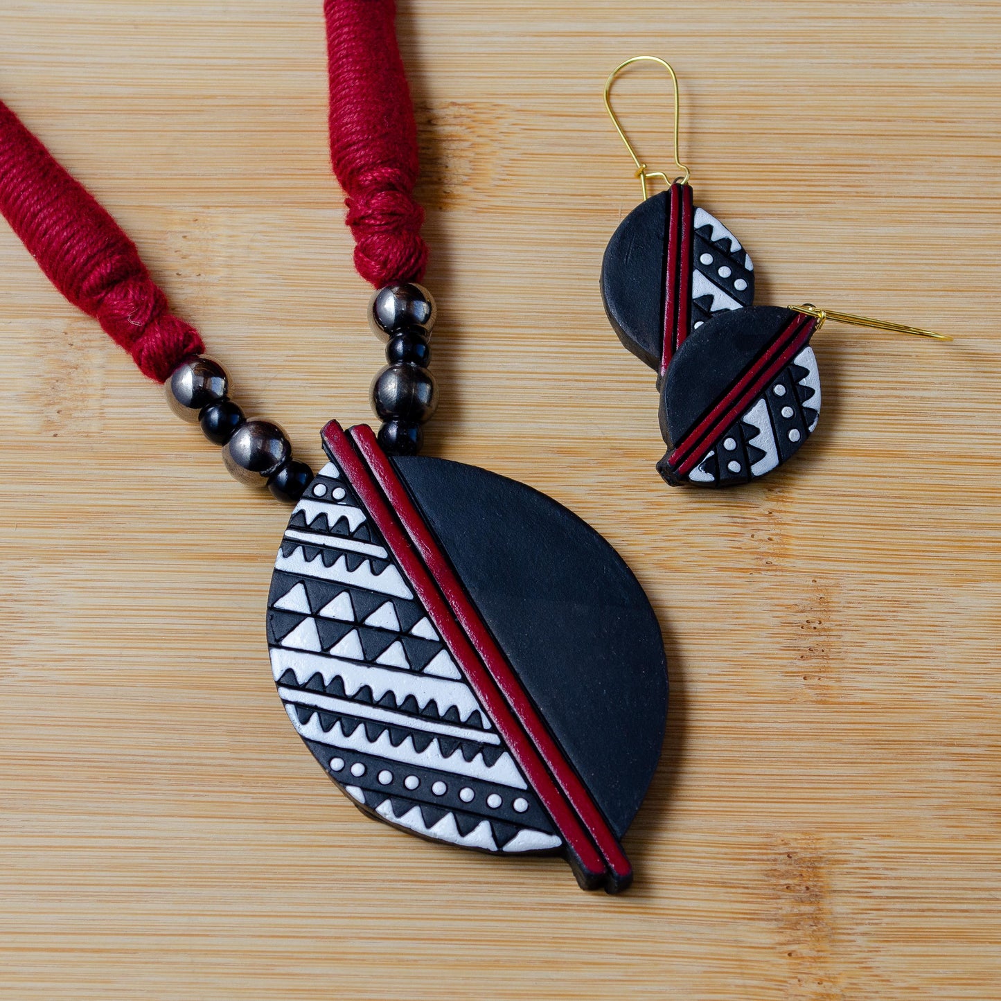 Leaf Design Handmade Clay Jewelry Colorful Neutral Fall Leaf Earrings Dangly Autumn Earrings