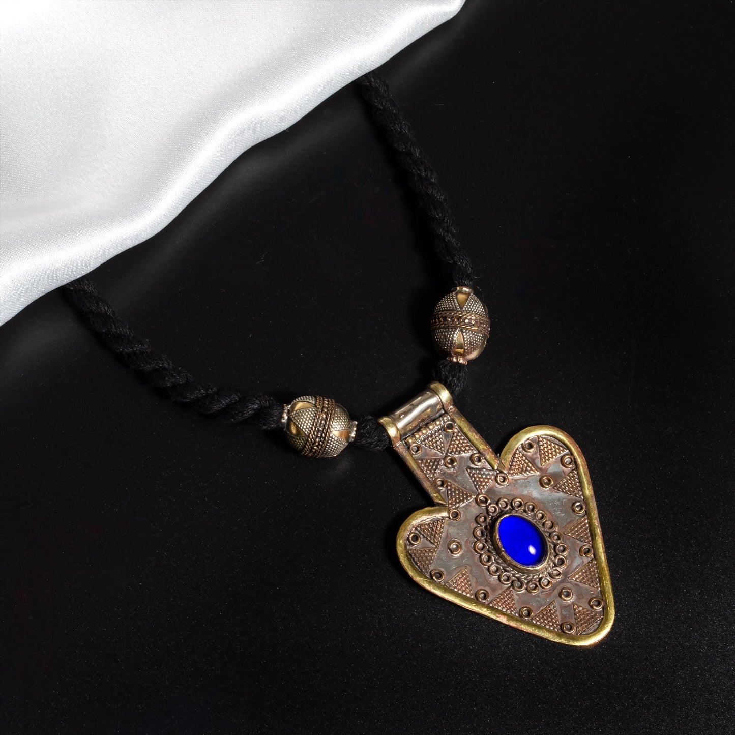 Vintage Afghan Jewelry Bohemian Kuchi Necklace Authentic Afghani Jewelry Boho Statement Necklace