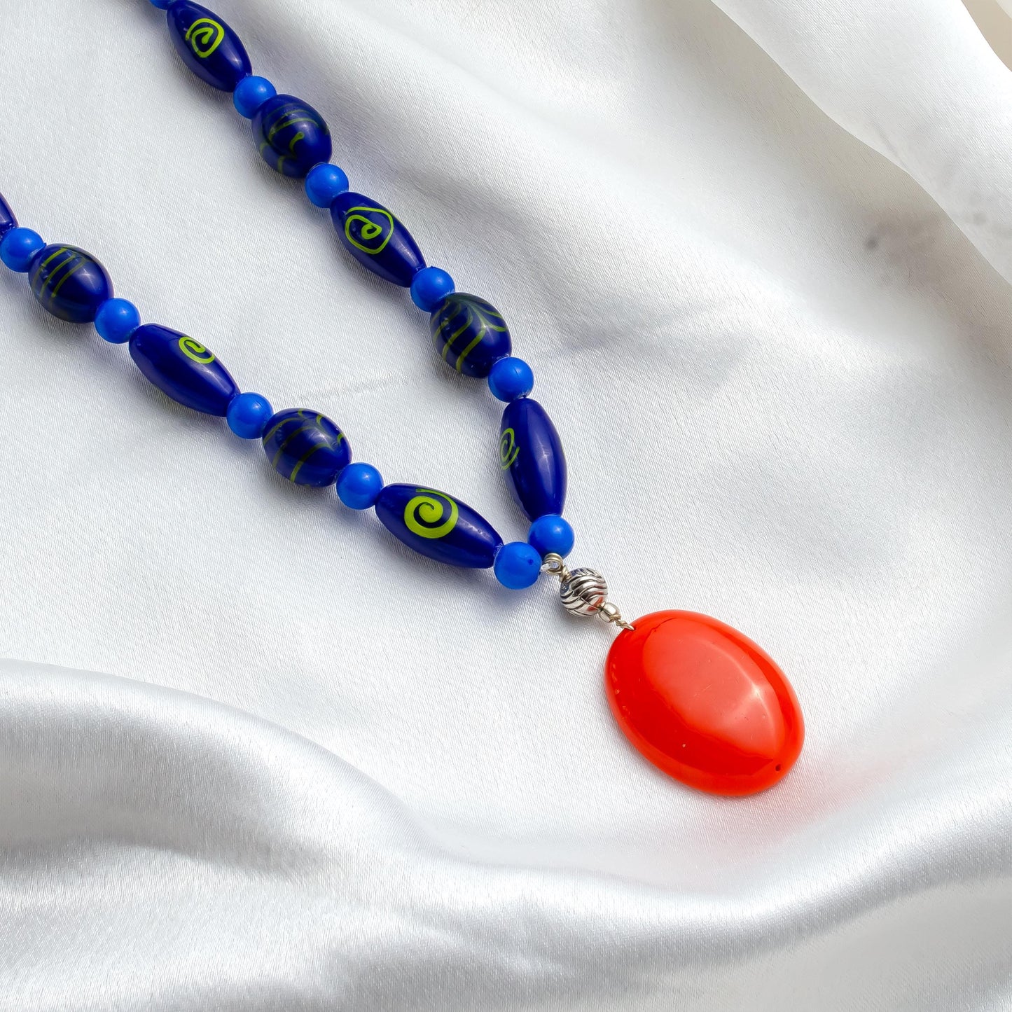 Necklace Minimalist Pendant Necklace Non Tarnish Necklace For Women Long Statement Necklace For Women Beaded Artistic Neclackes For Women