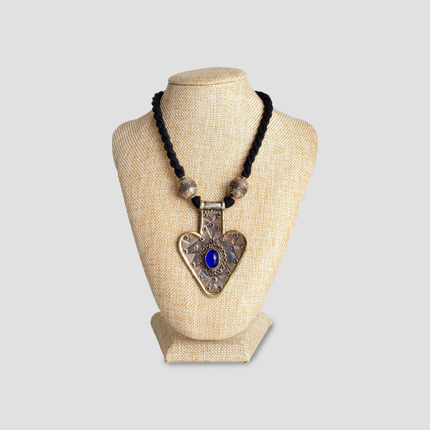 Vintage Afghan Jewelry Bohemian Kuchi Necklace Authentic Afghani Jewelry Boho Statement Necklace