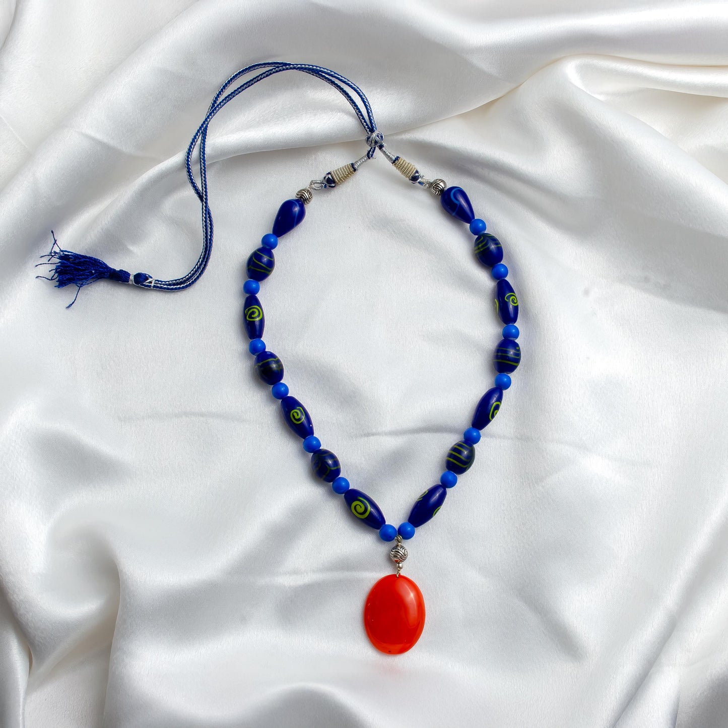Necklace Minimalist Pendant Necklace Non Tarnish Necklace For Women Long Statement Necklace For Women Beaded Artistic Neclackes For Women