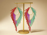 Handmade Beaded Dangle Earring