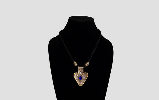 Vintage Afghan Jewelry  Bohemian Kuchi Necklace  Authentic Afghani Jewelry  Boho Statement Necklace