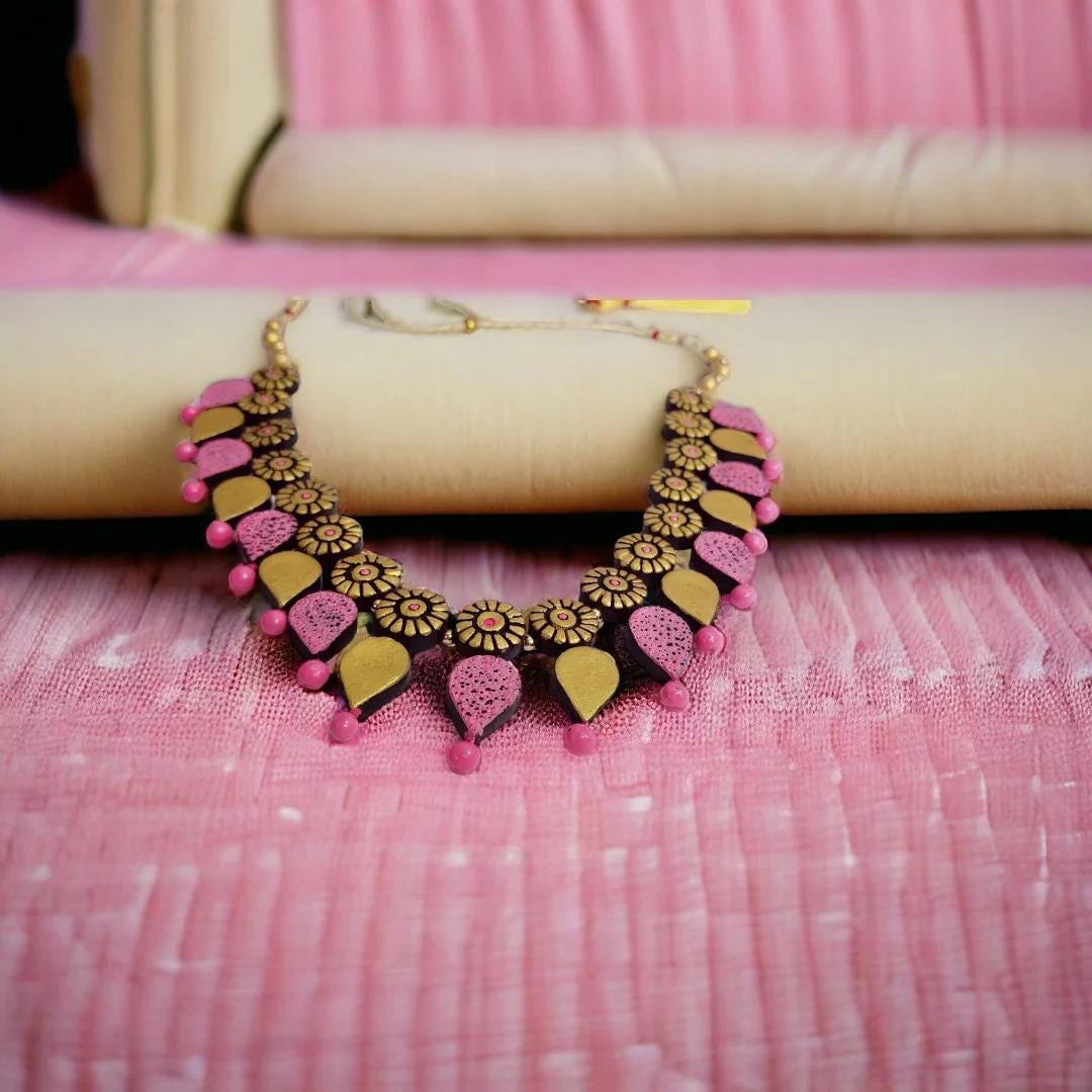 Water Droplet Pink Clay Jewelry  Elegant Pink Earrings  Perfect Women’s Birthday Gift