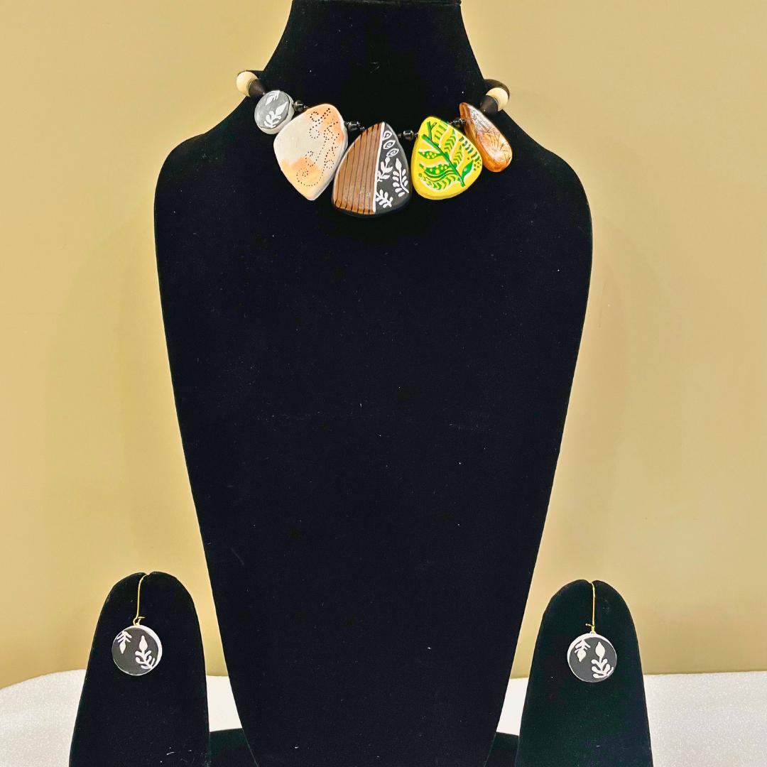 Handmade Clay Earring Flower Dangle Handmade Earring Aesthetic Jewelry Necklace For Her Birthday Gift For Her Unique Jewelry For Her Earring