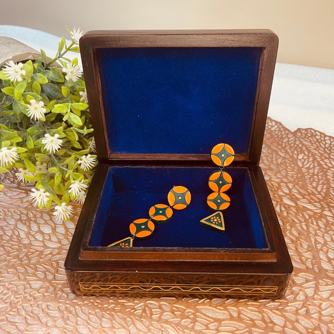Wooden Jewelry Box For Women Unique Gift For Mom Jewelry Box Wood Handmade Gift For Her Birthday Wife Mom Jewelry Holder Unique Jewelry Box