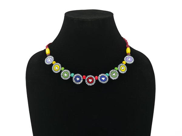 Handcrafted Terracotta Necklace & Statement Earrings | Timeless Earthy Elegance