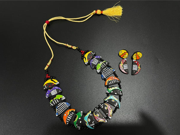 Boho Earring And Necklace Set