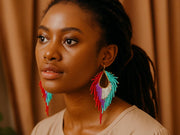 Handmade Beaded Dangle Earring