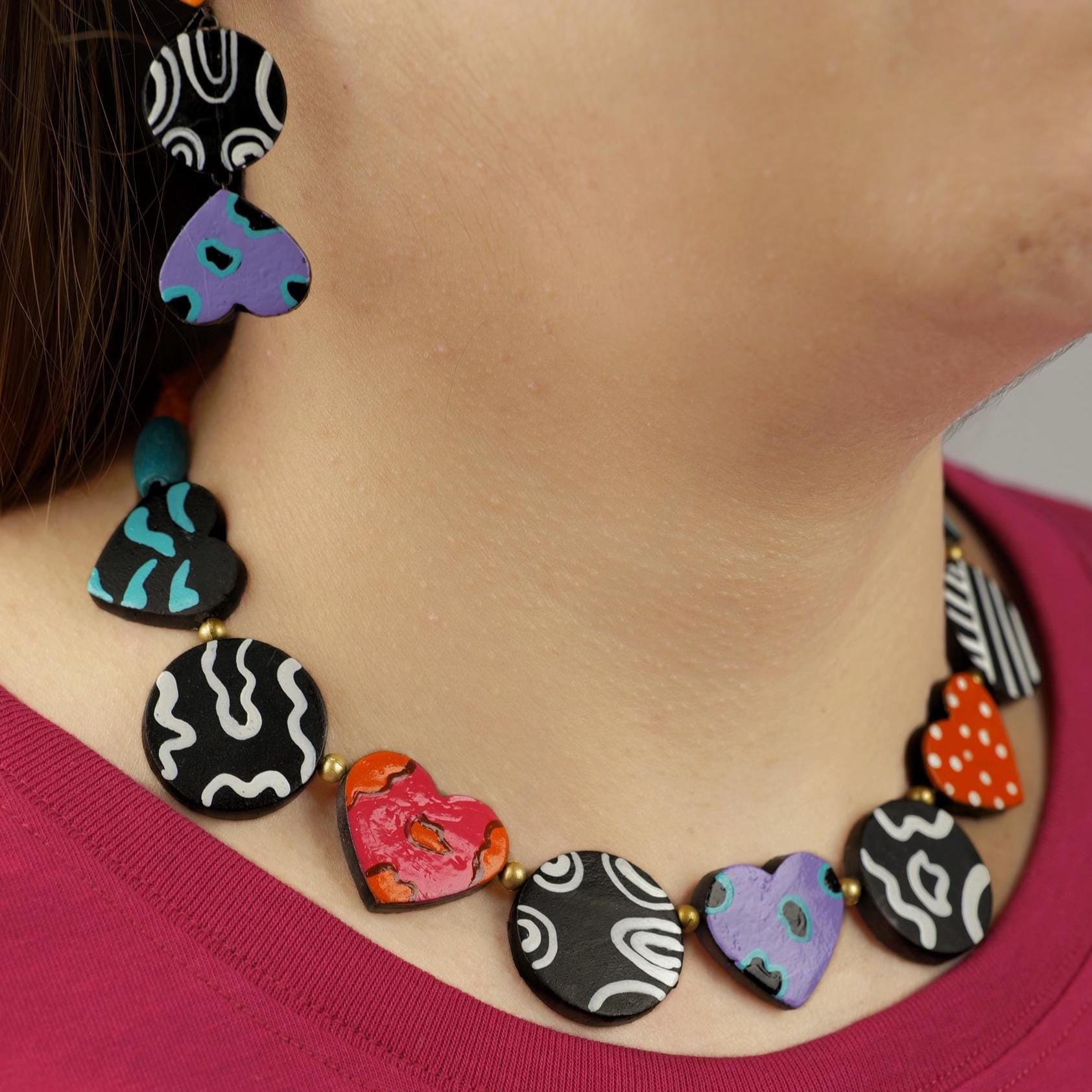 Heart Choker Necklace For Women Minimalistic Jewelry For Daughter